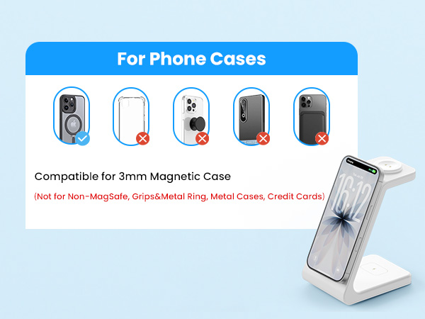 3 in 1 fast charging station for apple