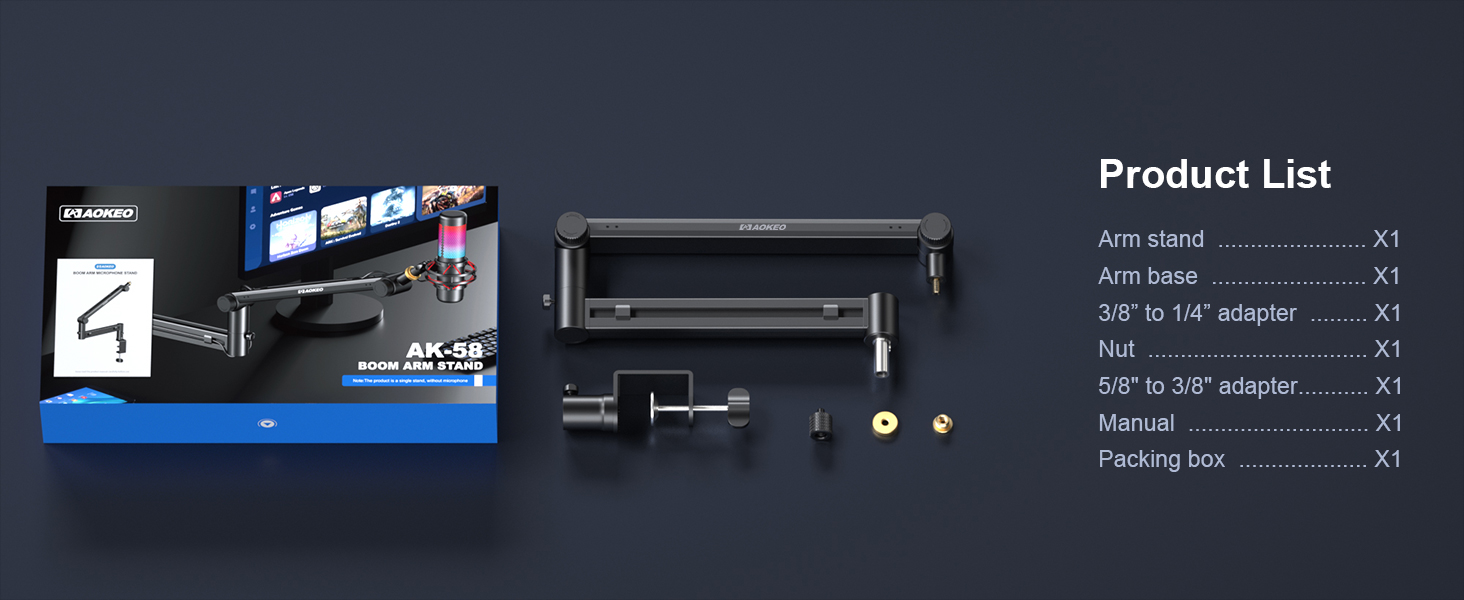 hyperx quadcast boom arm