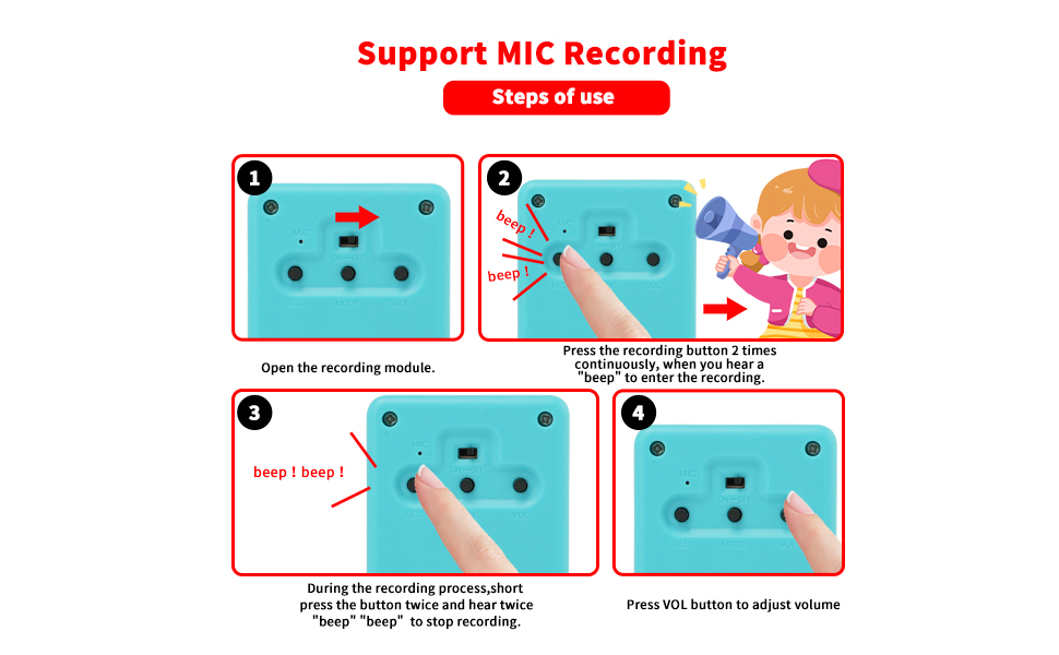 Sound Recording Chip for Personalized Greetings