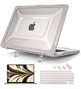 Batianda Case for M2 MacBook Air 13.6 inch 2022 Release A2681 Model,Honeycomb Heavy Duty Protecti...