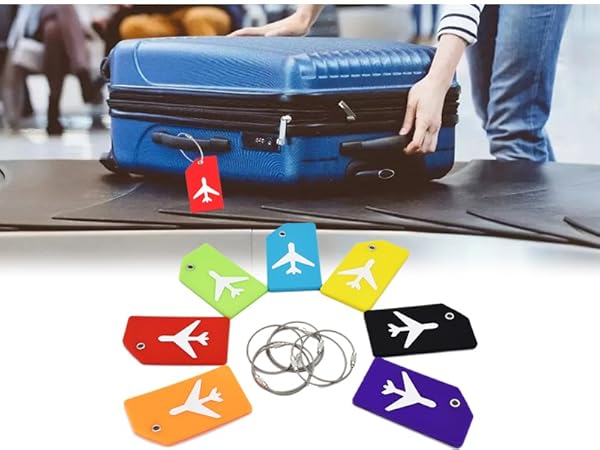 Durable ID Tags for Suitcases &amp;amp; Travel Bags | Name Identifiers for Easy Bag Recognition
