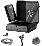 BOYA Wireless Lavalier Microphone for Android USB-C Phone BY-XM6-K5 Plug Play Externel Type-C Mic...