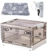 REDDOUDOU Pet Oxygen Chamber, Pet Incubator, Small Animal Nebulizer Box, Pets Delivery &amp; Feeding ...