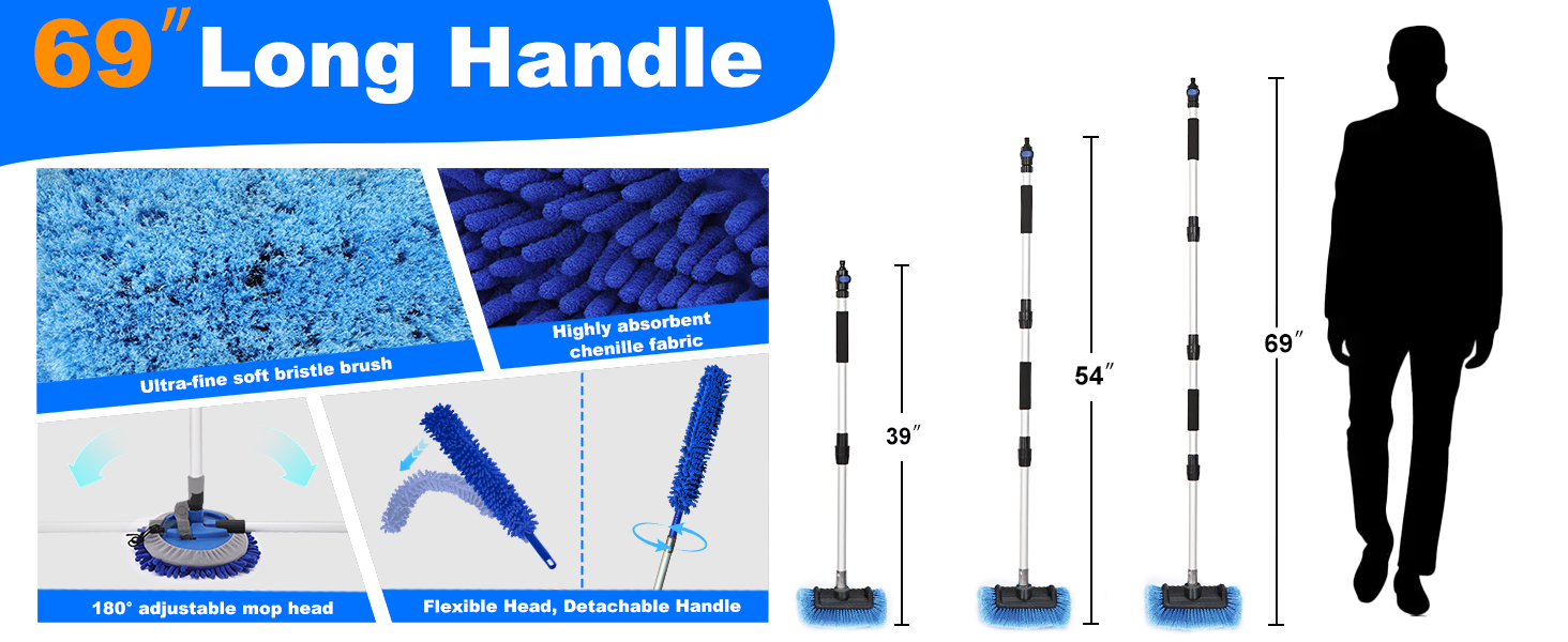 car wash brush with long handle