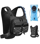 NOOLA Running Vest with 2L Water Bladder, Large/Small Size Reflective Hydration Backpack for Men ...