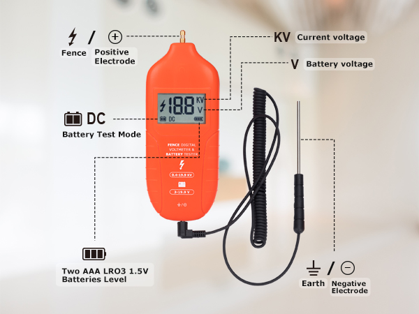 Electric Fence Tester 