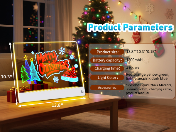 LED Note Board with 7 Colors