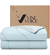 Vine Voice Cooling Blanket Comforter Hot Sleepers Full/Queen Soft Cooling Blanket, Double-Sided C...