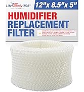 LifeSupplyUSA Humidifier Filter Compatible with Protec WF2 Extended Life Vicks WF2; Fits Vicks V3...