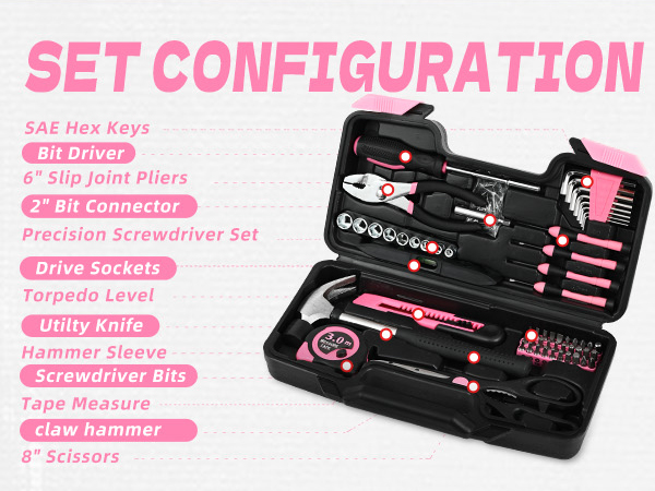 small tool kit for dorm tool set for women college tool kit mini basic tool kit for home 