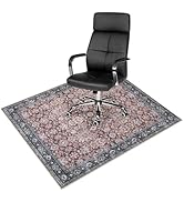 Anidaroel Office Chair Mat for Hardwood Floor &amp; Tile, 48"x60" Desk Chair Mat for Hard Floors, Und...