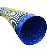 ActiveDogs Agility 12' Competition Tunnel 4" Pitch Heavy Duty - Outdoor Dog Obstacle Agility Trai...