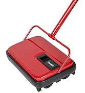 Eyliden Carpet Sweeper, Mini Size Lightweight Hand Push - No Noise, Non-Electric, Easy Manual Swe...