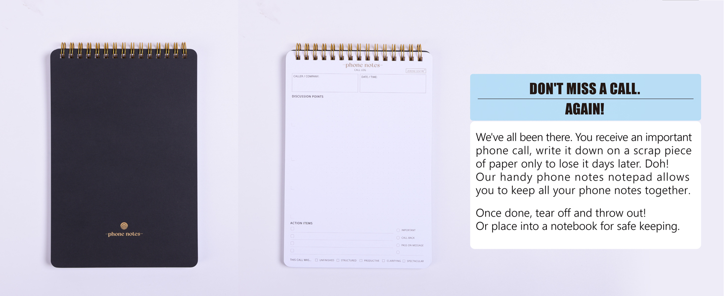 Meeting notebook for work organization