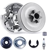 Mtanlo 3/8 Clutch Drum Rim Sprocket Cover Bearing Kit for Husqvarna 455 460 Rancher 461 Chainsaw ...