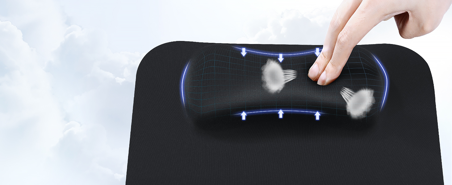 Breathable &amp; soft memory foam