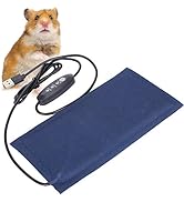 Small Reptile Heating Pad Reptiles,6x3 inch USB Reptile Heat Pad with 3 Level Adjustable Function...