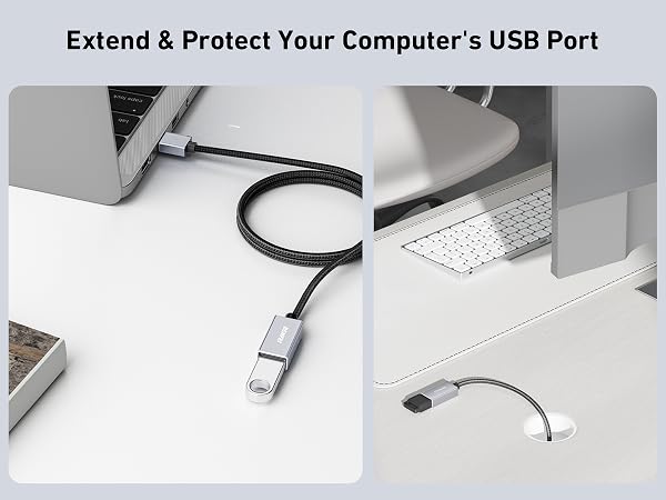 BENFEI USB 3.0 Extension Cable, Nylon Braided