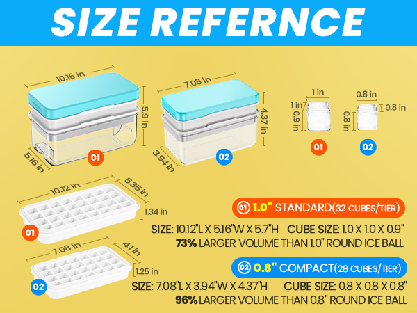 mini ice cube tray 