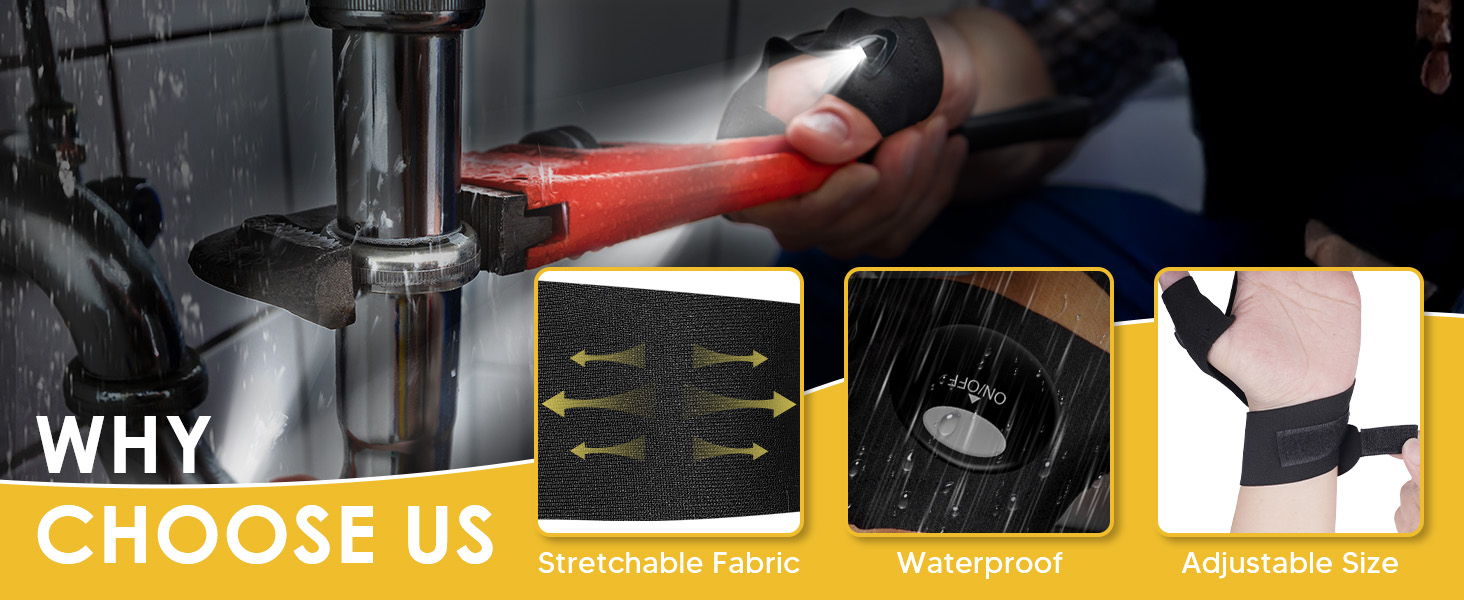 LED Flashlight Gloves