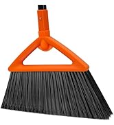 SZJYHQY Outdoor Indoor Broom, Brooms for Sweeeping Indoor, Heavy-Duty Kitchen Broom with Long Pol...