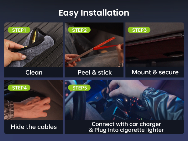 Vehicle light strips