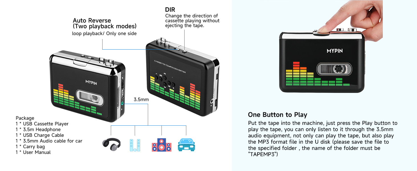 USB Cassette to MP3 Converter