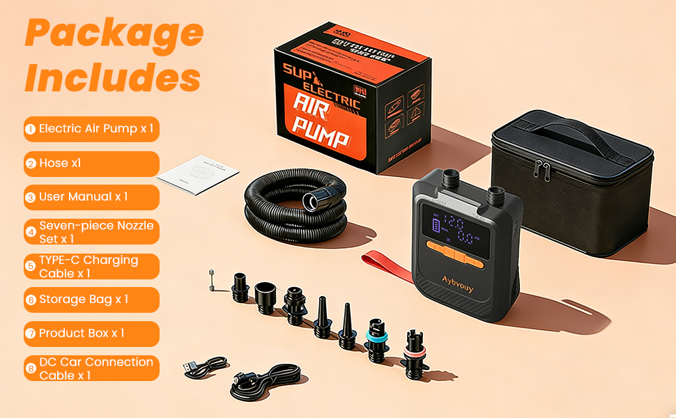 sup pump package includes