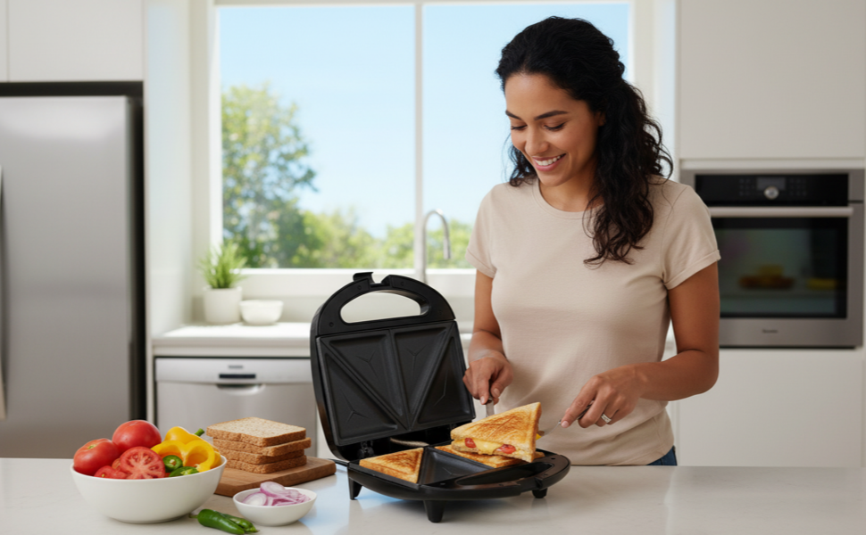 Electric sandwich maker