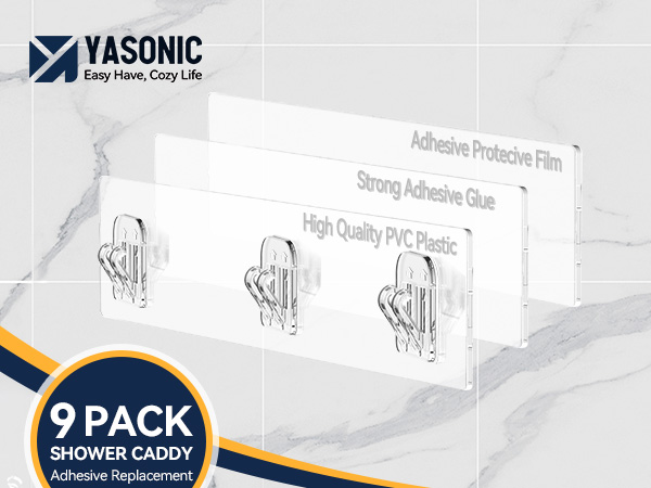 shower caddy adhesive replacement