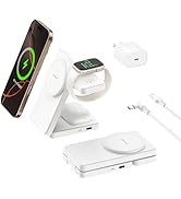 3 in 1 Charging Station for iPhone 16 15 14 13 12, 11 X 8 Series (with MagSafe Case), Wireless Ch...