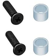 Mcbazel 2Pcs PS5 SSD Screw and 2Pcs Ring Replacement for PS5, Solid State Drive Repair Accessories