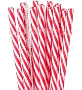 Dakoufish 12 Piece 9 Inch Reusable Plastic Thick Drinking Straws BPA Free Mason Jar Straws transp...
