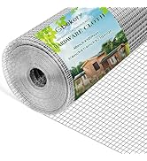 Gbekery Hardware Cloth 1/4 inch 48in x 100ft 23 Gauge, Chicken Wire Hot-dip Galvanized After Weld...