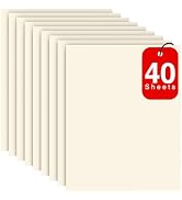 Card Stock Paper 8.5 * 11 Inch Off-White Paper 40 Count