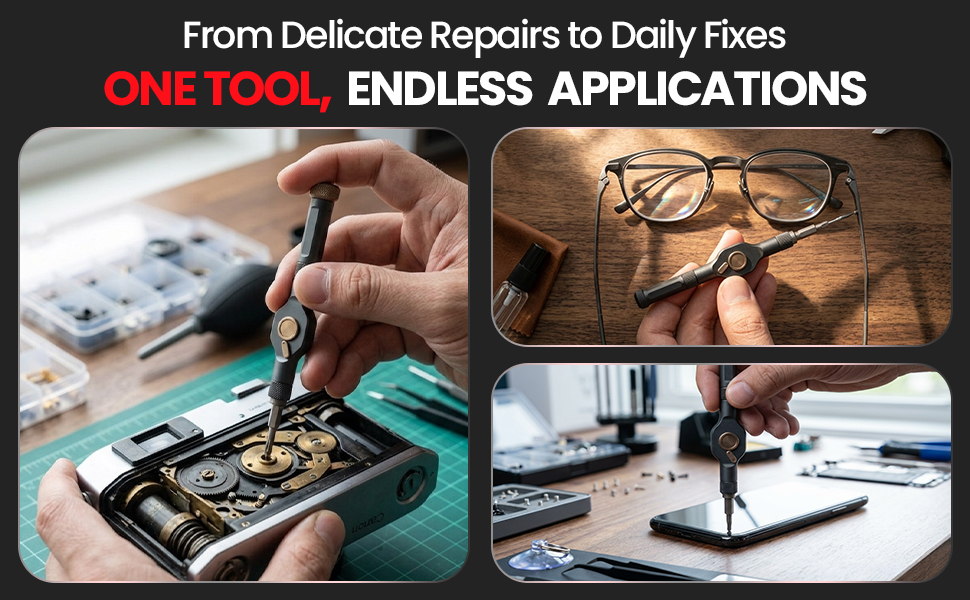 24 in one ratchet screwdriver set