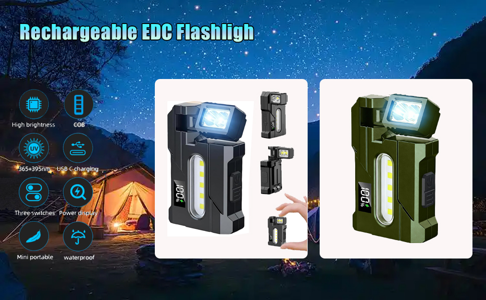 EDC Flashlight Rechargeable