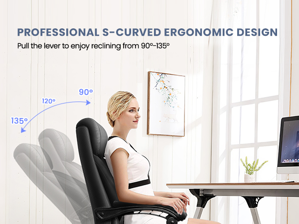 Executive Leather Office Chair