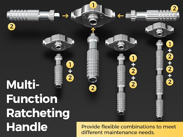 Multi Bit Ratchet Screwdriver Set