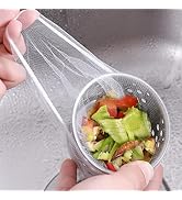 200 PCS Kitchen Disposable Sink Strainer Mesh Bag, Anti-Clogging Essentials Sink Filter Nets Drai...