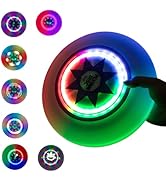 Yoidesu LED Light Up Flying Disc - 25 RGB LED Lights 8 Light Modes - 175g Rechargeable Soft, Glow...