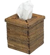 KOUBOO 1030023 Carmel Tissue Box Cover, Brown