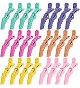 Ondder 24 Pack Alligator Hair Clips Professional Alligator Clips For Hair Hair Clips For Styling ...