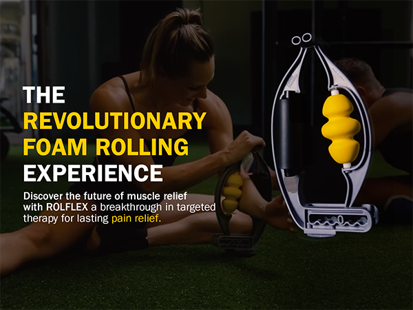 The future of foam rolling - Muscle relief that's easier, deeper, and faster. Recover from soreness.