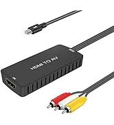 LVY HDMI to RCA Converter, HDMI to Composite Video Audio Converter Adapter, HDMI to AV, Supports ...