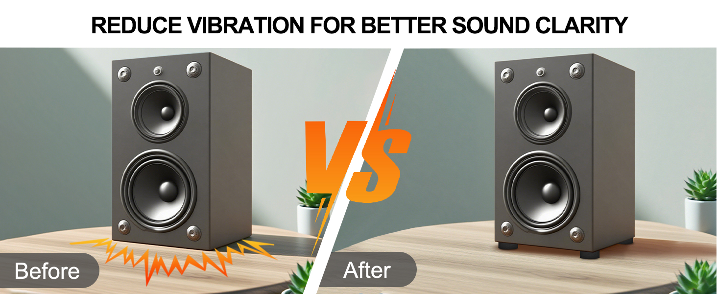 reduce vibration for better sound clarity