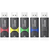 KEXIN Flash Drive 64GB USB 3.0 Flash Drive 64 GB Thumb Drive 5 Pack Memory Stick USB Drive Data S...
