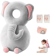 Baby Head Protector, Adjustable Baby Head Protection Backpack with Baby Knee Pads for Walking &amp; C...