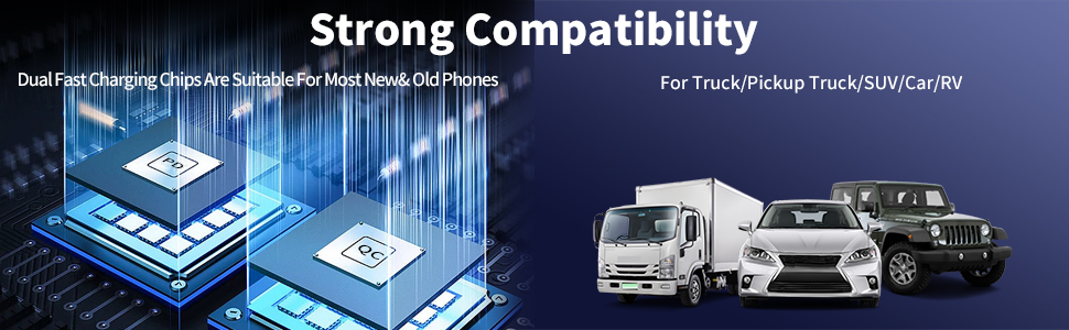 72W Simultaneous High-Speed Charging 4 port car charger