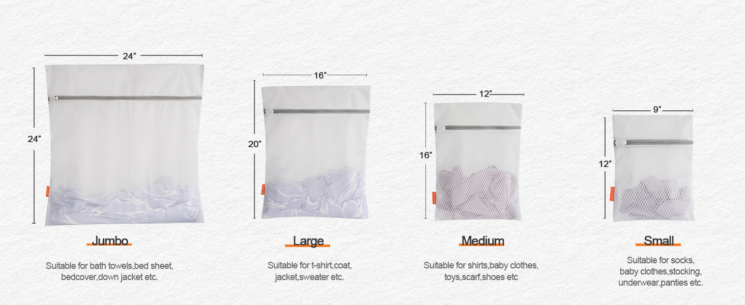 large mesh laundry bags